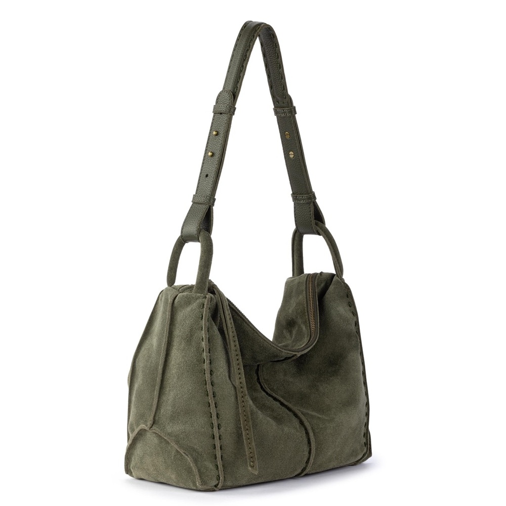 •NEVER USED• The Sak Los Feliz Moss Suede Hobo Bag - Picture 8 of 11
